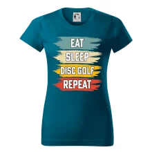 Disc Golf eat sleep barevné