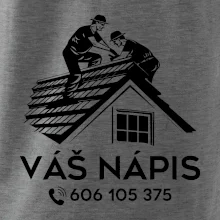 Tričko pro pokrývače - Dva dělníci