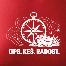Kompas s krabičkou GPS keš radost
