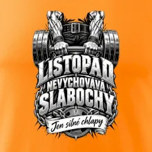 Listopad nevychovává slabochy silový trénink
