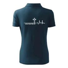 Jesus Saved My Life kříž ekg