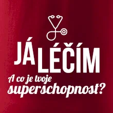 Já léčím - tvoje superschopnost? Rovný nápis