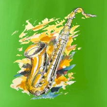 Saxofon malovaný
