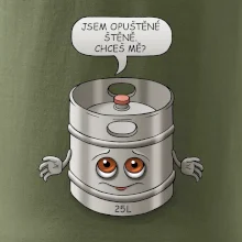 Opuštěné štěně - sud (Hana-creative)