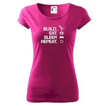 Build eat sleep repeat - montážní pěna