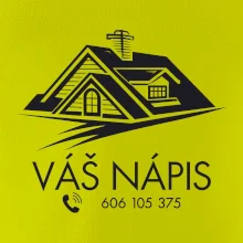 Tričko pro pokrývače - Velká střecha