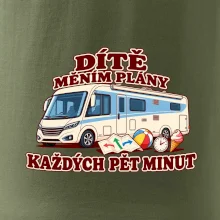 Dítě měním plány každých pět minut integrovaný obytňák