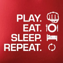 MMA eat sleep repeat