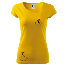 Mapa ČR + kolo na prsu