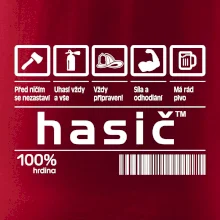 Čárový kód - Hasič