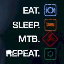 Eat sleep MTB repeat