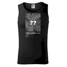 Vaše místo - vrstevnice v obdélníku