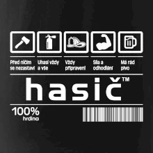 Čárový kód - Hasič