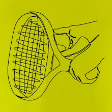 Tenisová raketa jednim tahem