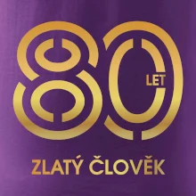 80 let zlatý člověk