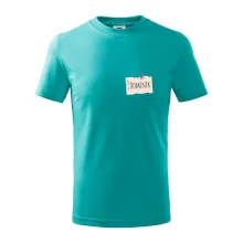 Papírek se jmenovkou - prso - vlastní jméno