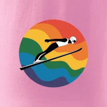 Skokan na lyžích v kruhu