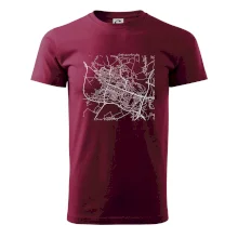 Mapy měst černobílé Ostrava Poruba