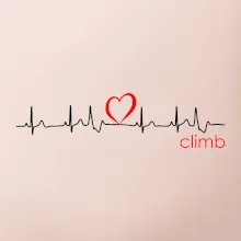 Moje srdce bije pro climb (horolezení)