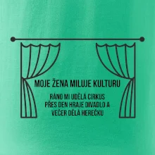 Žena miluje kulturu