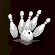 Bowling kresba