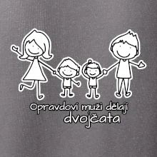 Opravdoví muži dělají dvojčata - kluk kluk