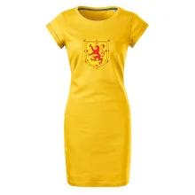 Skotský lev na hrudi