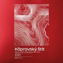 Kôprovský štít - vrstevnice v obdélníku