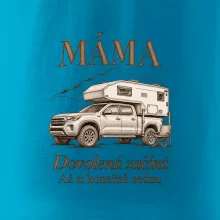 Máma dovolená začíná až si konečně sednu obytný pick-up