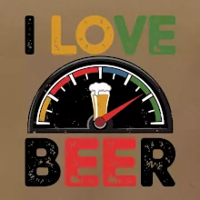 I love beer - palivoměr
