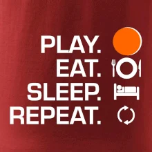 Hokejbal - Play eat sleep repeat