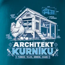 Architekt kurníku technický výkres