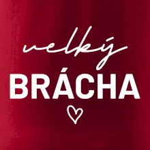 Velký brácha - nápis na prsou