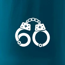 Narozeninové tričko pro policajta - pouta 60