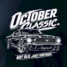 Říjnová klasika americký veterán muscle car