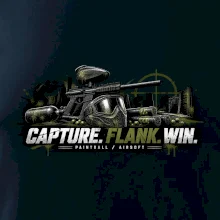 Taktika capture flank win paintball