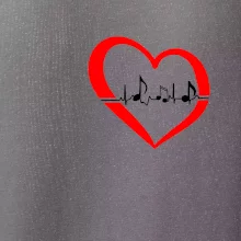 Moje srdce bije pro hudbu - srdce malé