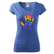 LGBT hand print