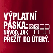 VÝPLATNÍ PÁSKA: Návod, jak přežít do úterý