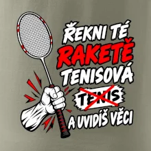 Badmintonová raketa není tenisová