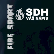 SDH REFLEXNÍ nápis (oheň, firesport, název sboru - vlastní nápis)