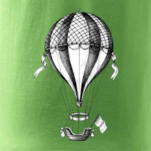 Horkovzdušný balón  kreslený