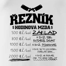Hodinová mzda řezník