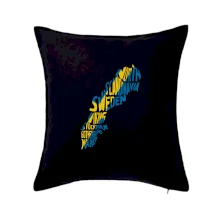 Mapy - názvy měst - Švédsko