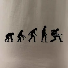 Evoluce kytarista - klečící