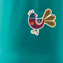 Folklor na prsu slepice