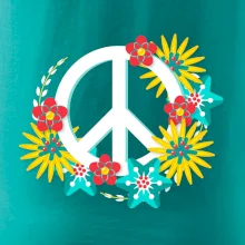 Peace symbol abstraktní
