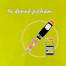 4x denně píchám Insulin