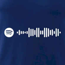Spotify kód na prsu