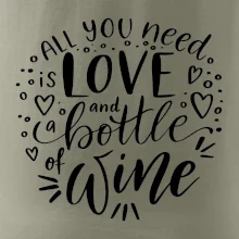 All you need is love and bottle of wine
